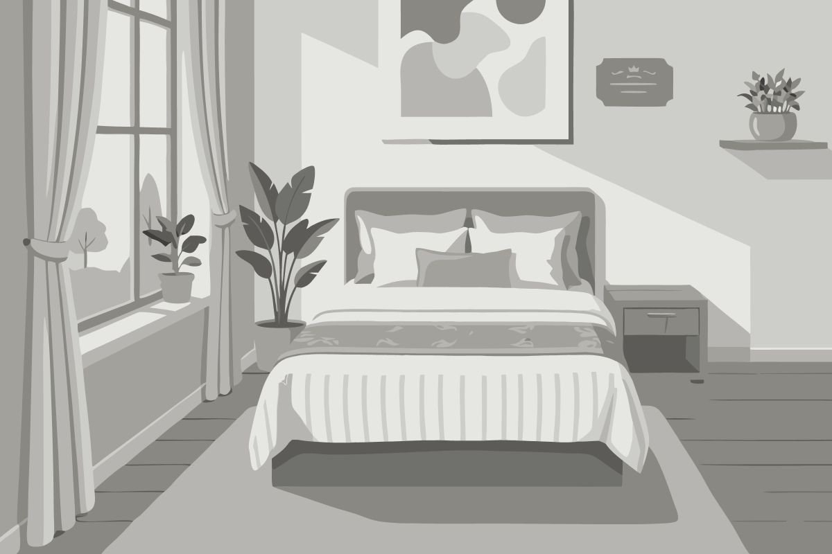 One Queen Bed - Non-Smoking